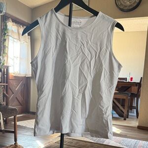 Adrienne Vittadini Classic White Tank Top